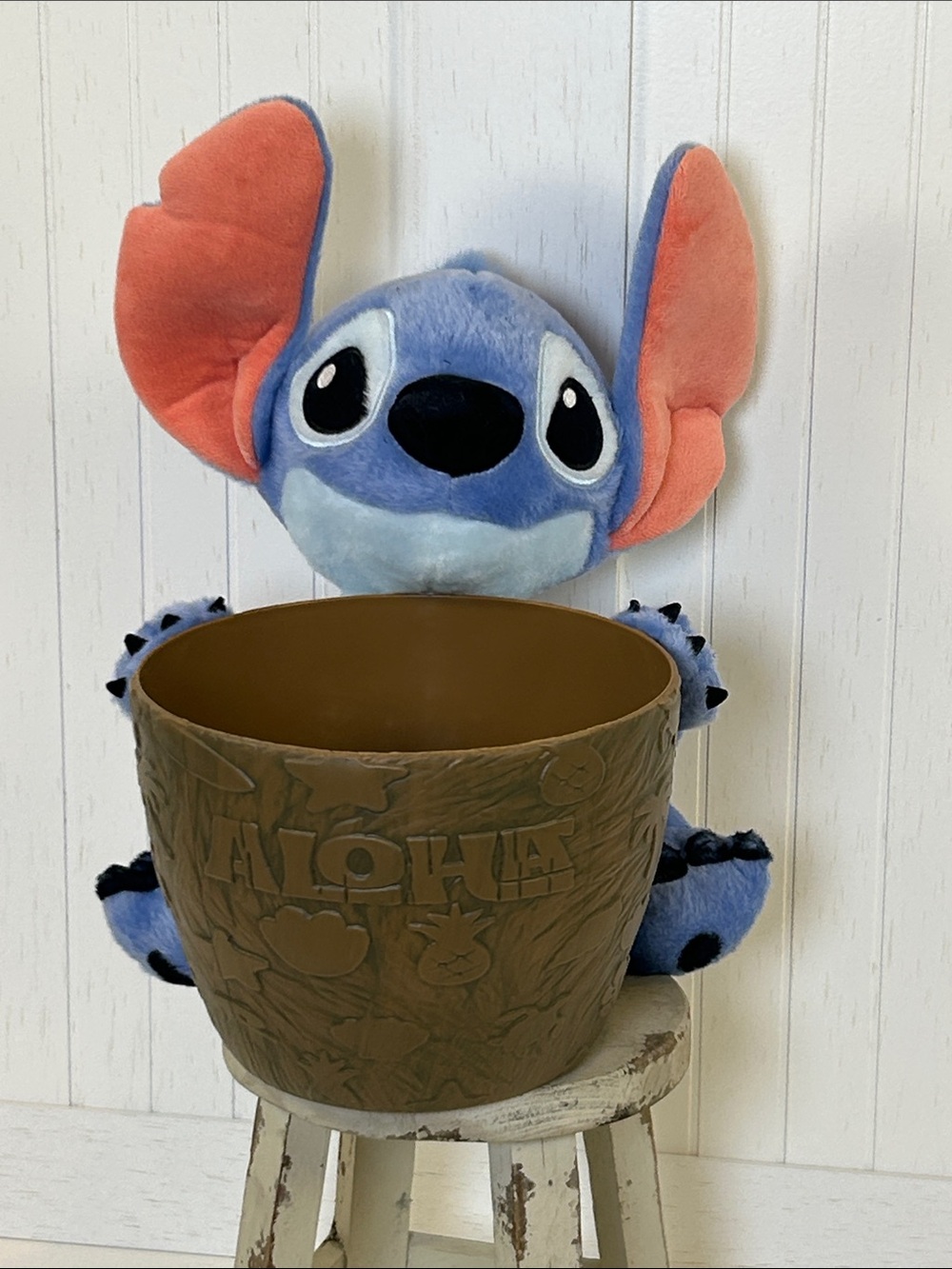 Disney Lilo & Stitch Plush Aloha Popcorn Bucket Cinemark Exclusive